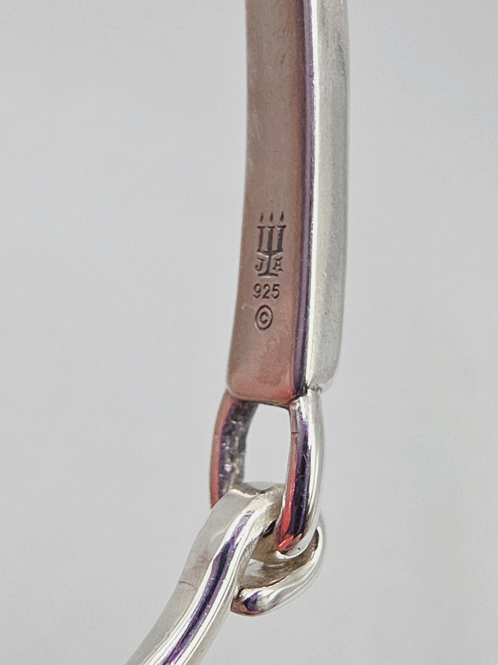 James Avery Horizon Cross Hook-On 925 Sterling Silver Bracelet - 6.5 Inch