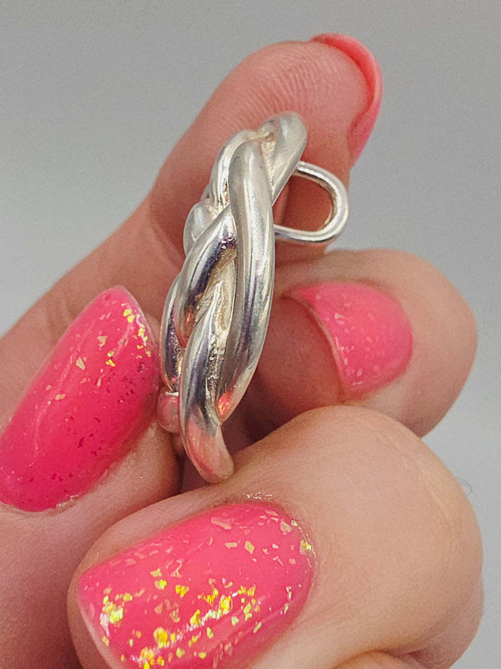 Tiffany & Co. 925 Sterling Silver Love Knot Necklace Pendant