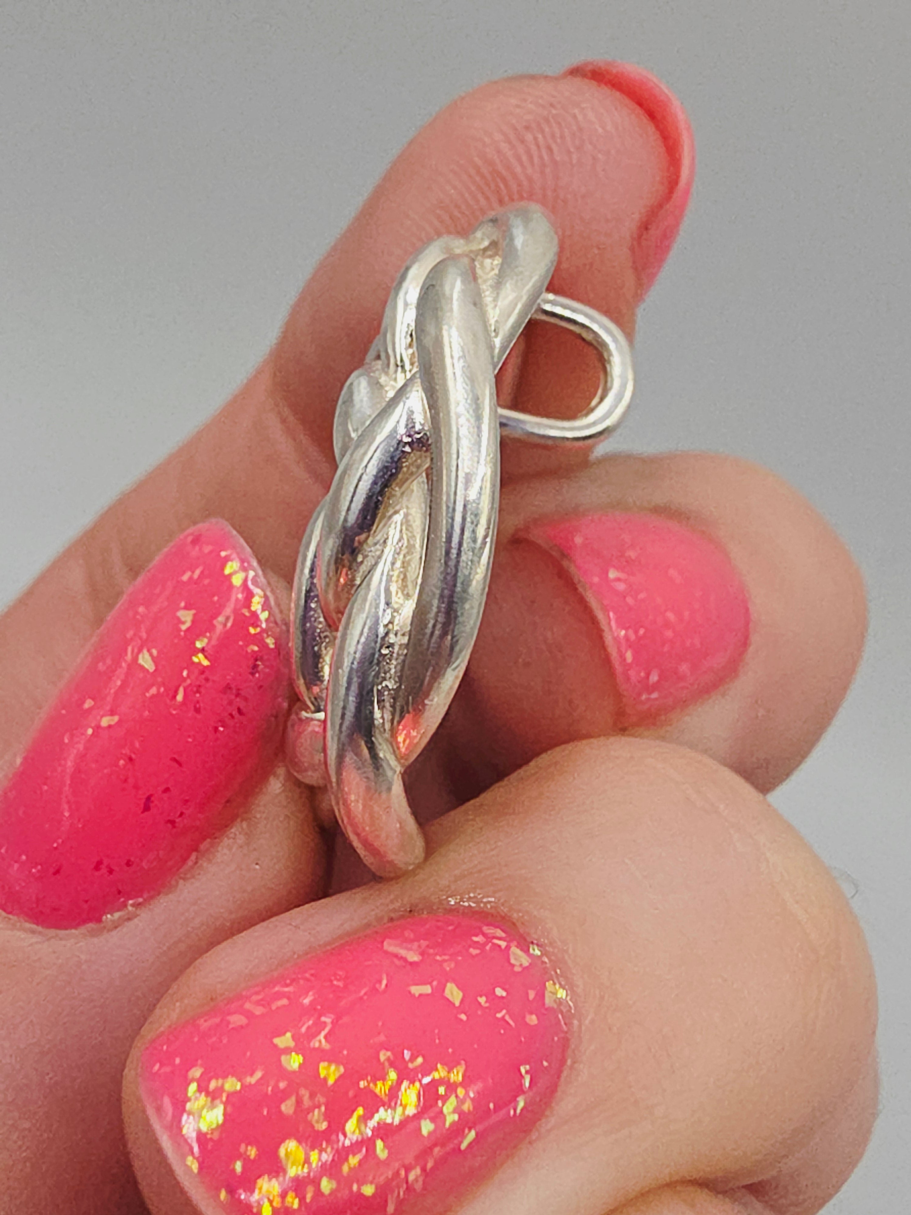 Tiffany & Co. 925 Sterling Silver Love Knot Necklace Pendant