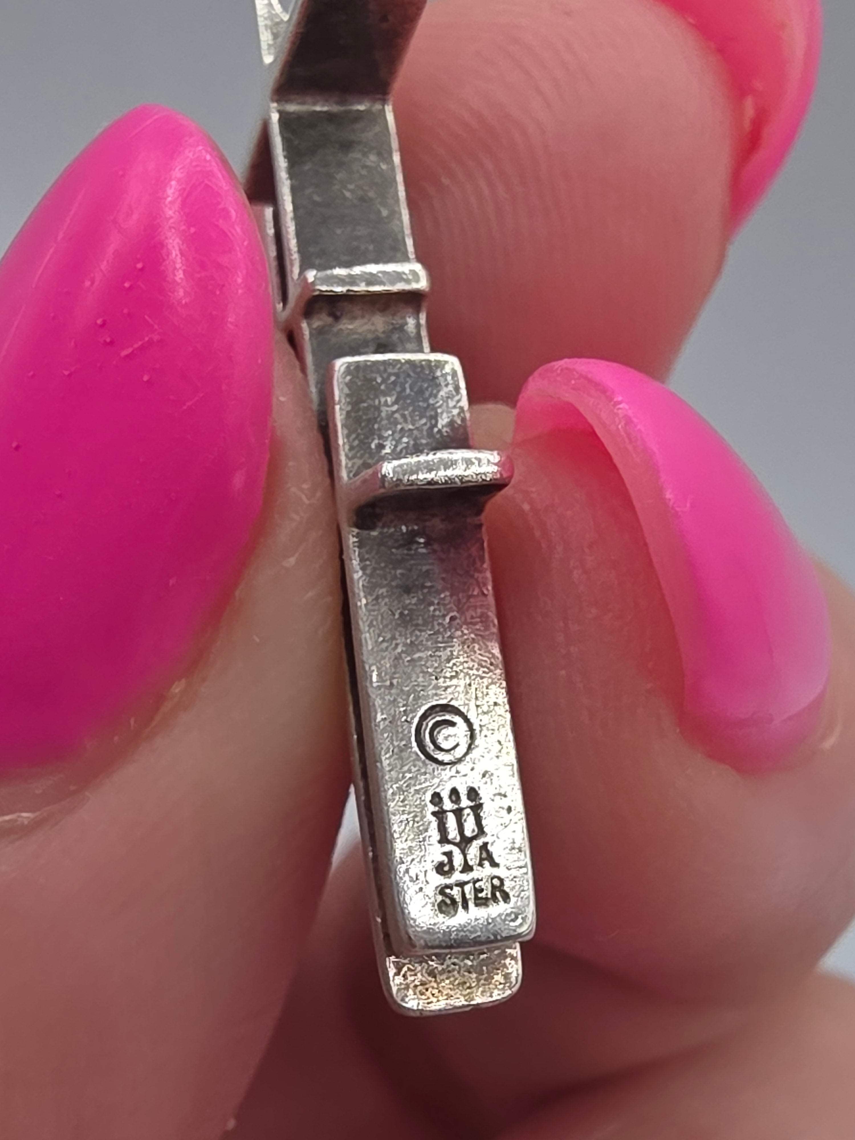 RETIRED James Avery Sterling Silver Crosses of Calvary Three Cross Pendant
