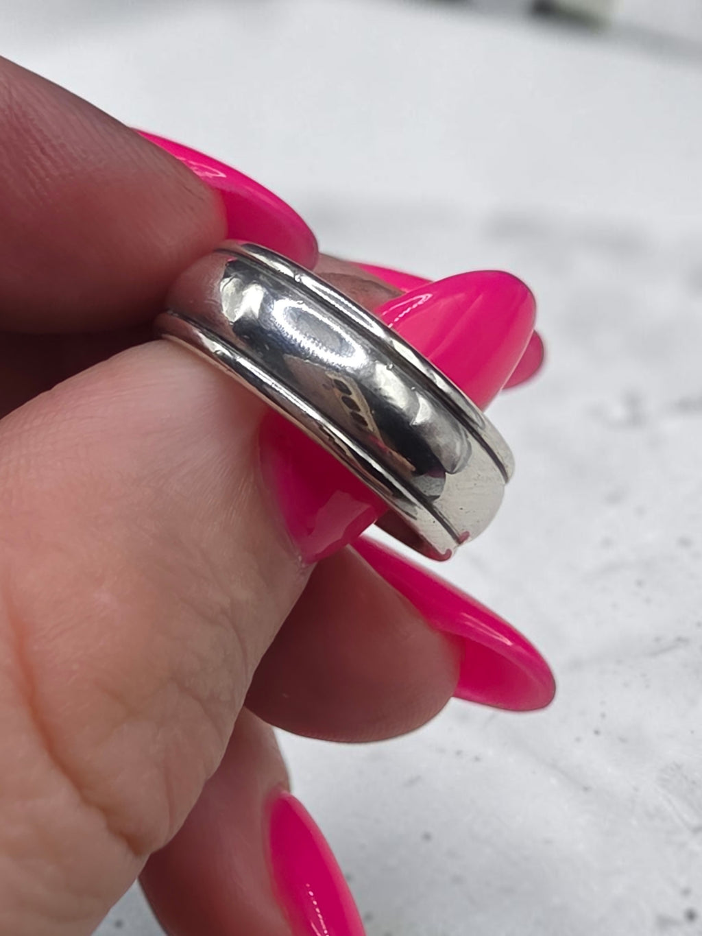 James Avery Sterling Silver Wedding Band Ring with Equal Engraved - Size 6.5