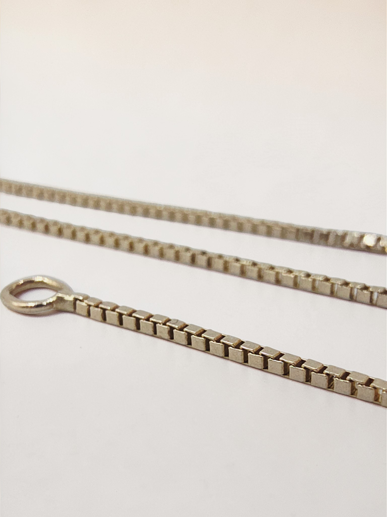 Solid 14K Yellow Gold Boxchain Bracelet Italy– 7.5 Inches