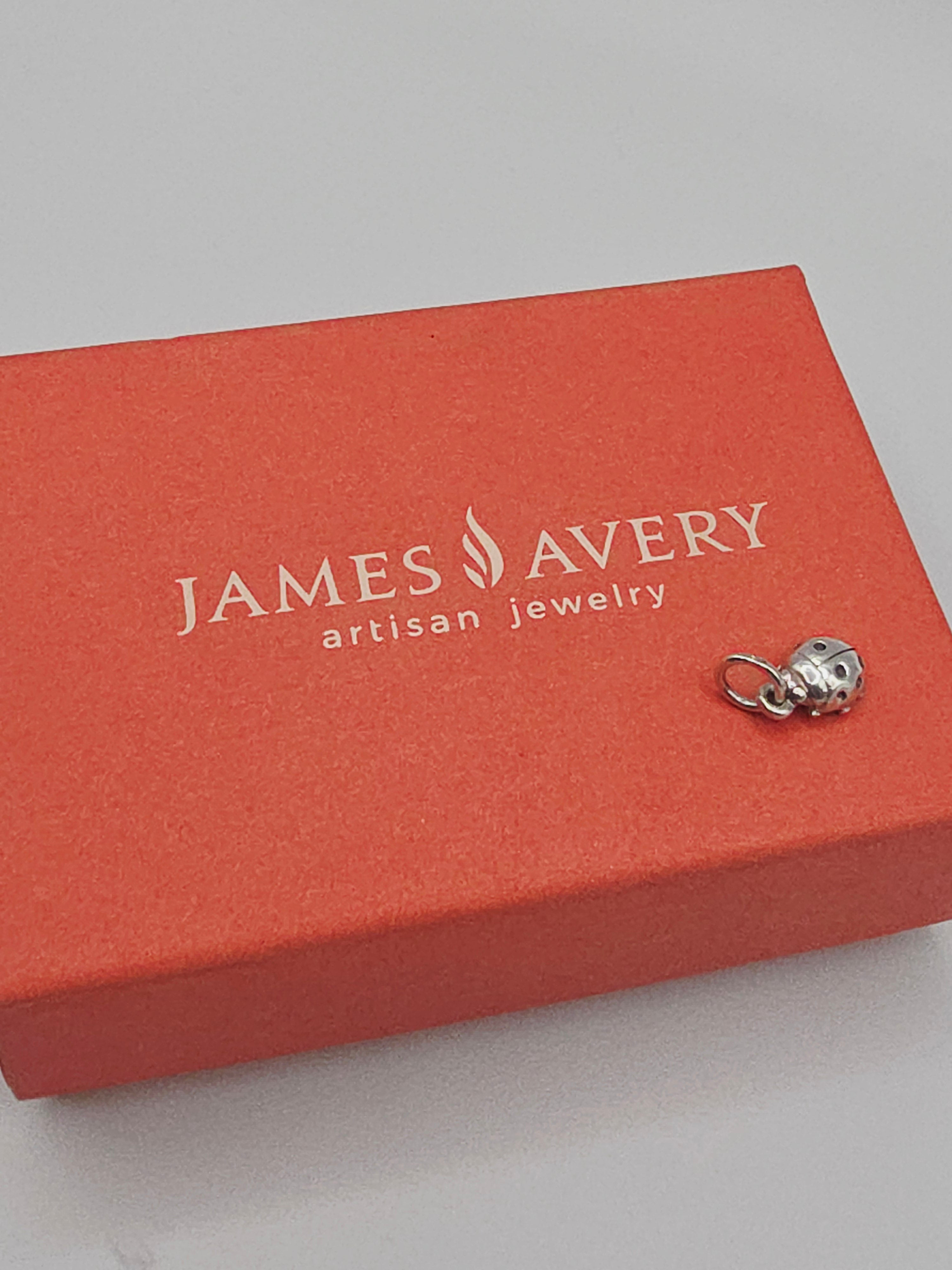 James Avery Sterling Silver Tiny Ladybug Insect Charm