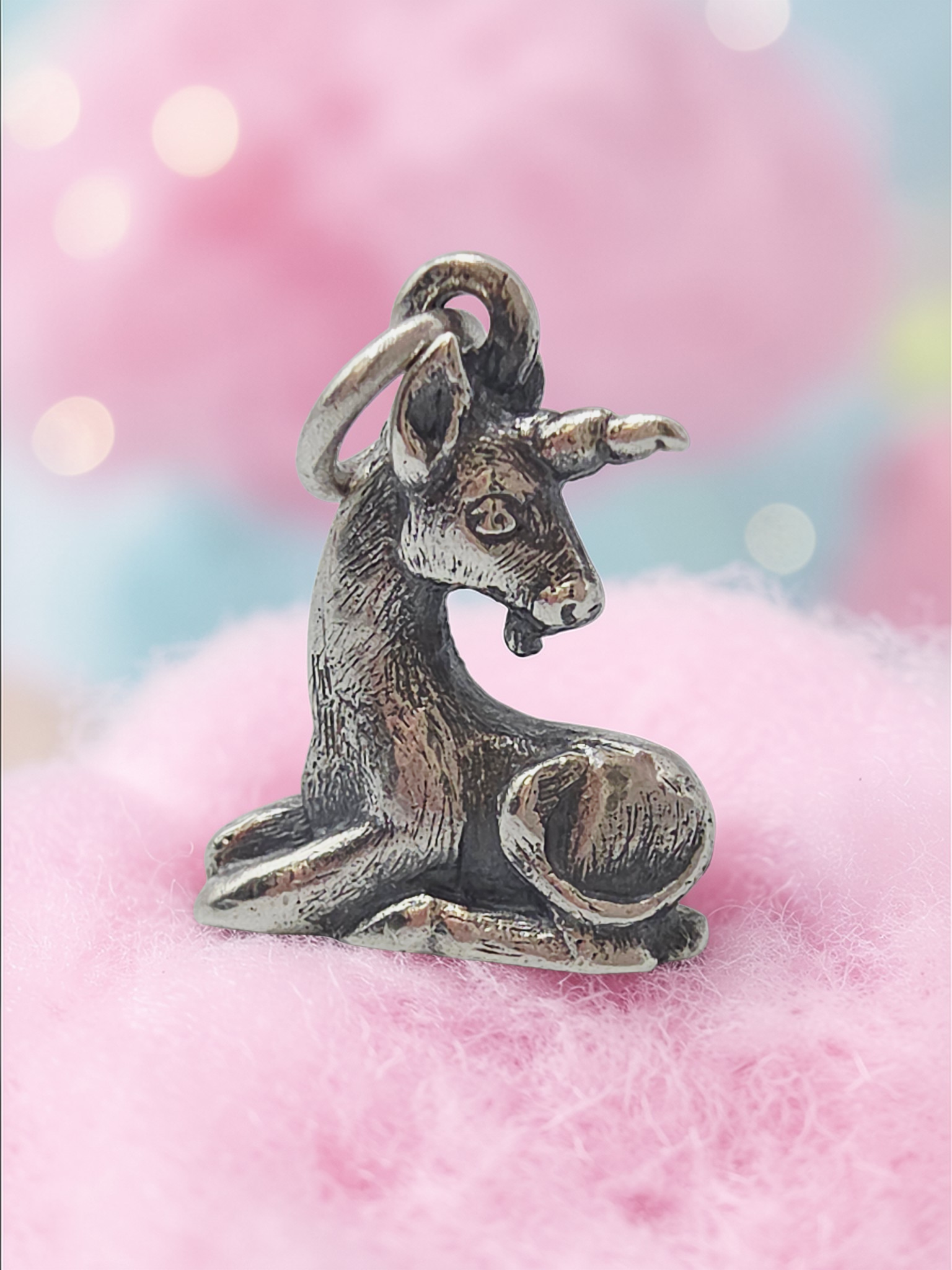 RETIRED James Avery 3D Unicorn 925 Sterling Silver Charm Pendant - RARE HTF
