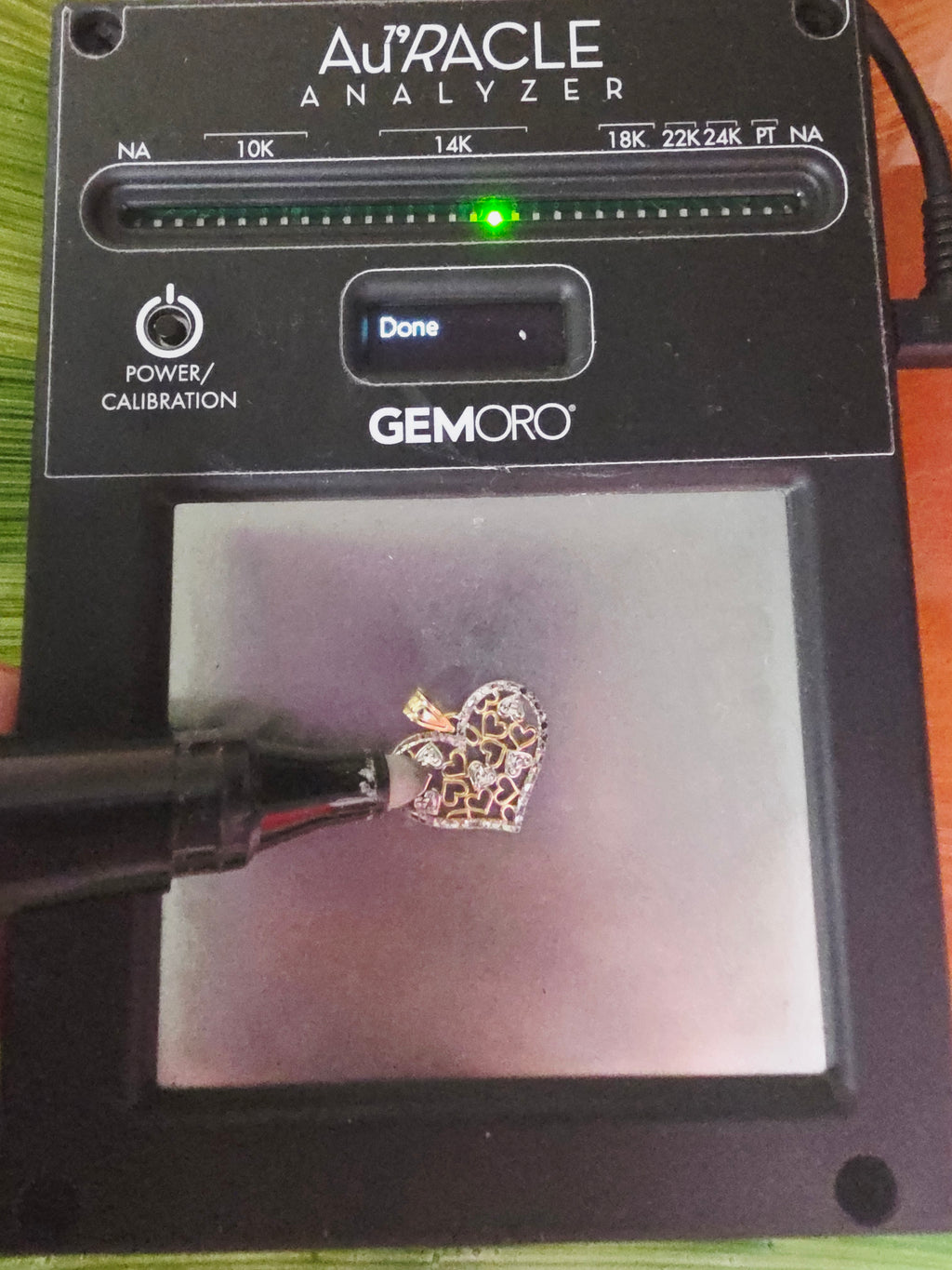 Michael Anthony Solid 14K Two-Tone Gold Filigree Heart Necklace Pendant